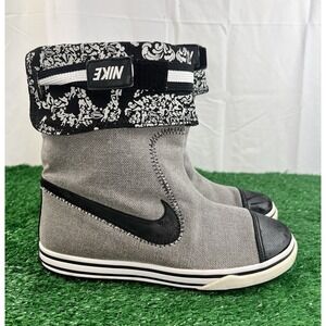 Nike Retro Glencoe Canvas Sneaker Boots 8.5 Women's Fold Down 2007 Fair Cond